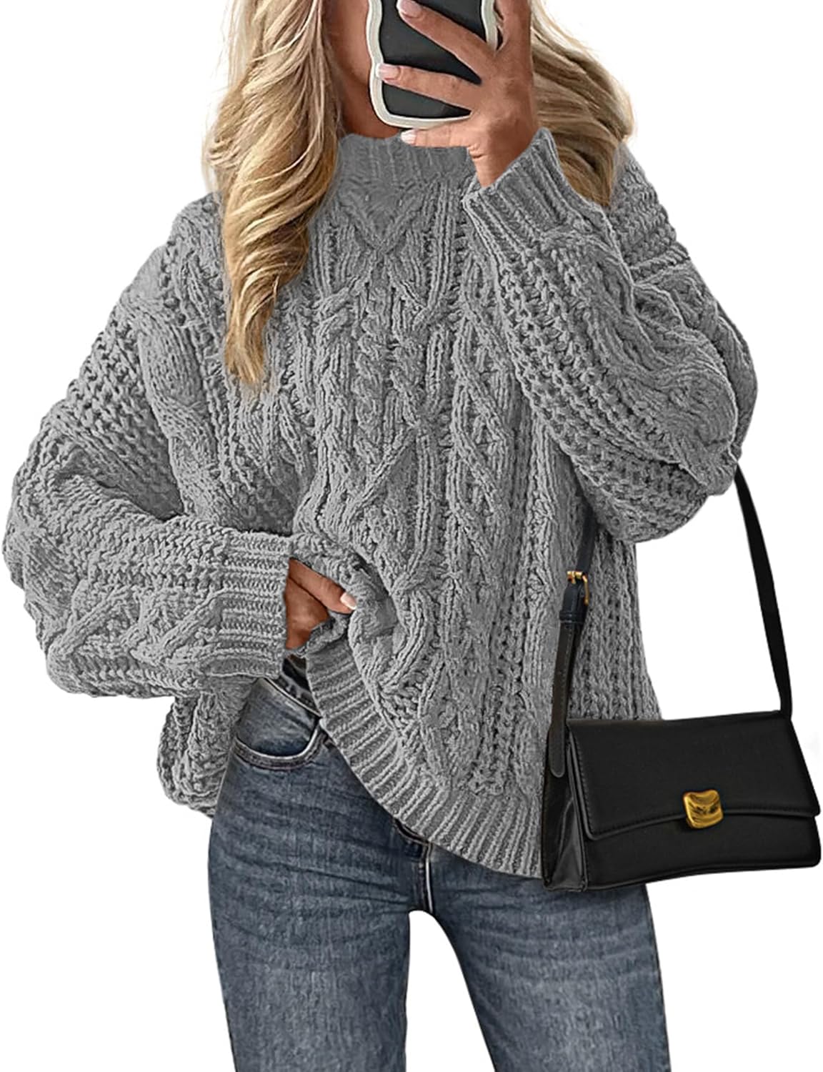 PRETTYGARDEN Women's Oversized Fall Sweaters for Cozy Style