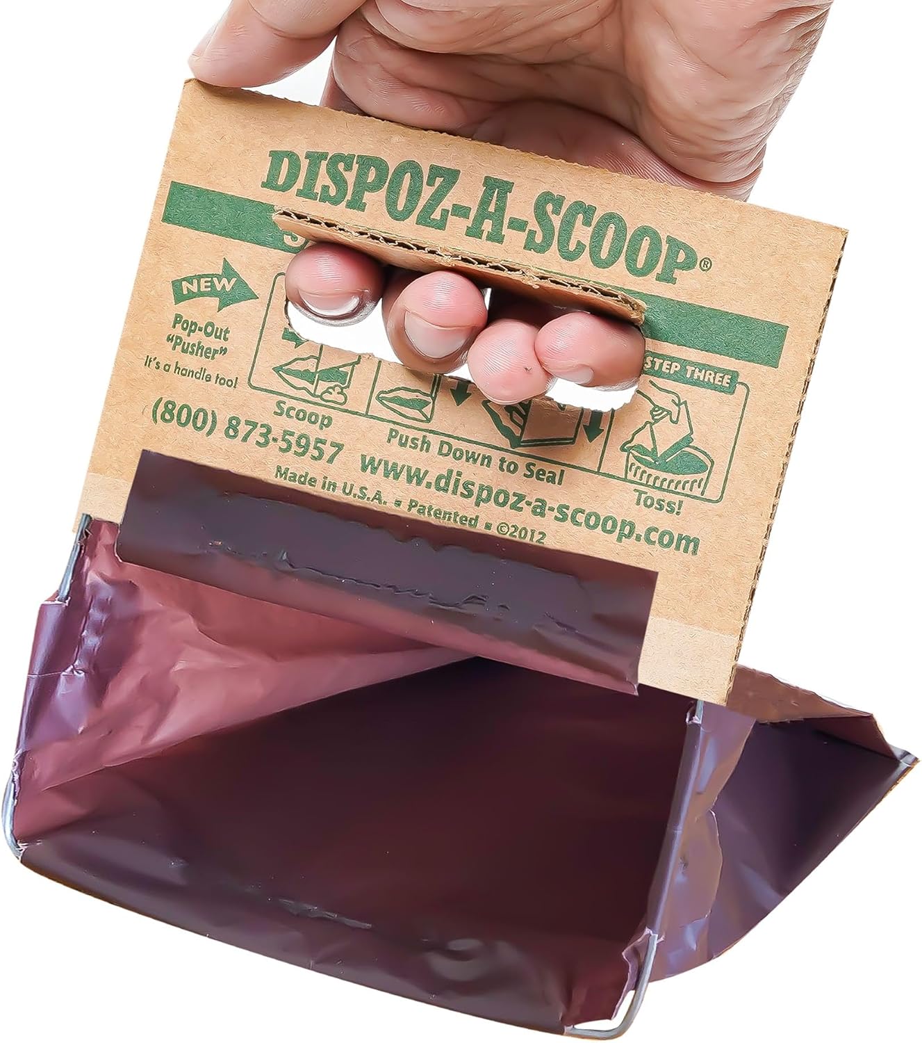 Dispoz-A-Scoop 250 Pack: No-Touch Dog Pooper Scooper Solution