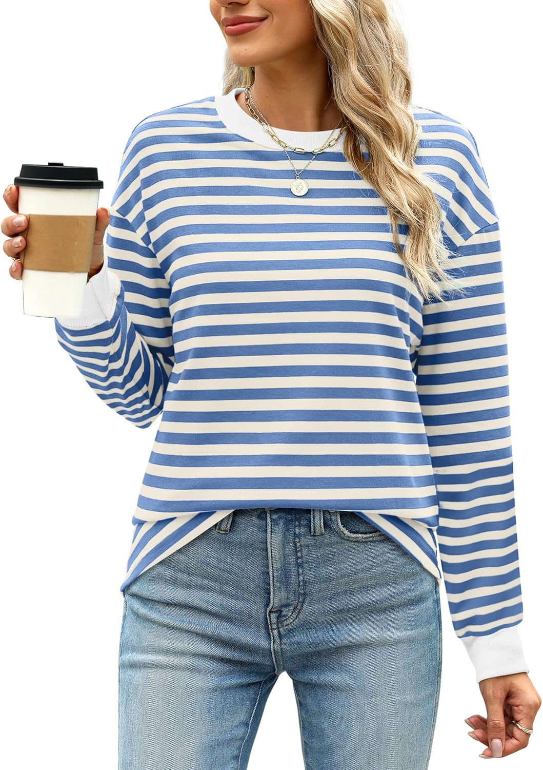 WIHOLL Striped Tunic: Comfort & Style