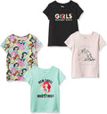 Girls and Toddlers Short-Sleeve Character T-Shirts Multipacks