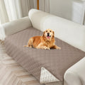 Genina Waterproof Couch Cover 86in Taupe - Pet Friendly Sofa Protector
