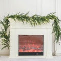 9ft Cedar Christmas Garland with LED Lights - Realistic Indoor/Outdoor