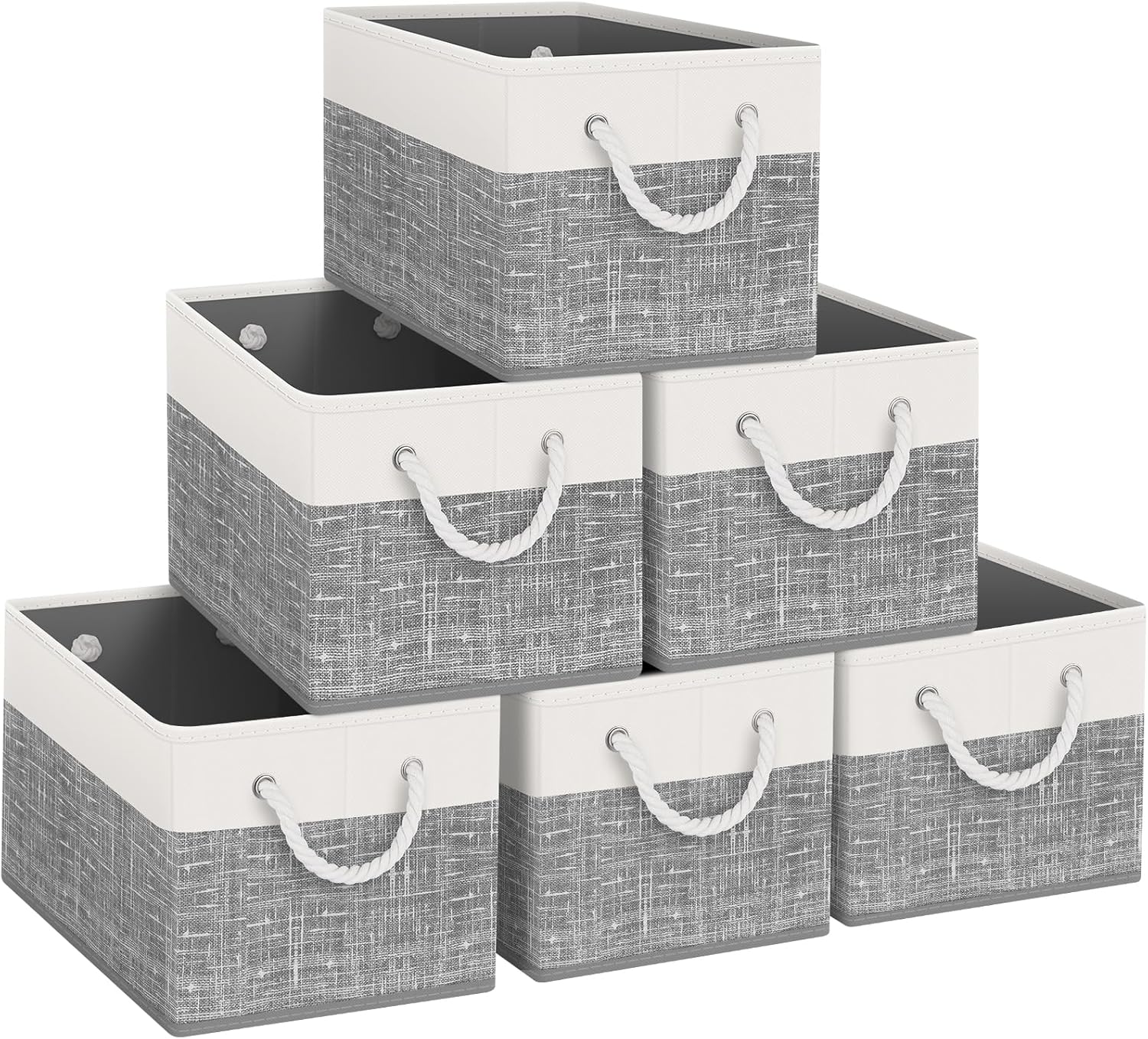 Fab Totes Foldable Storage Baskets - Organize Toys & More