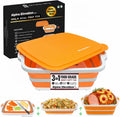 Collapsible Large 8L BBQ Marinating Tub with Cutting Board