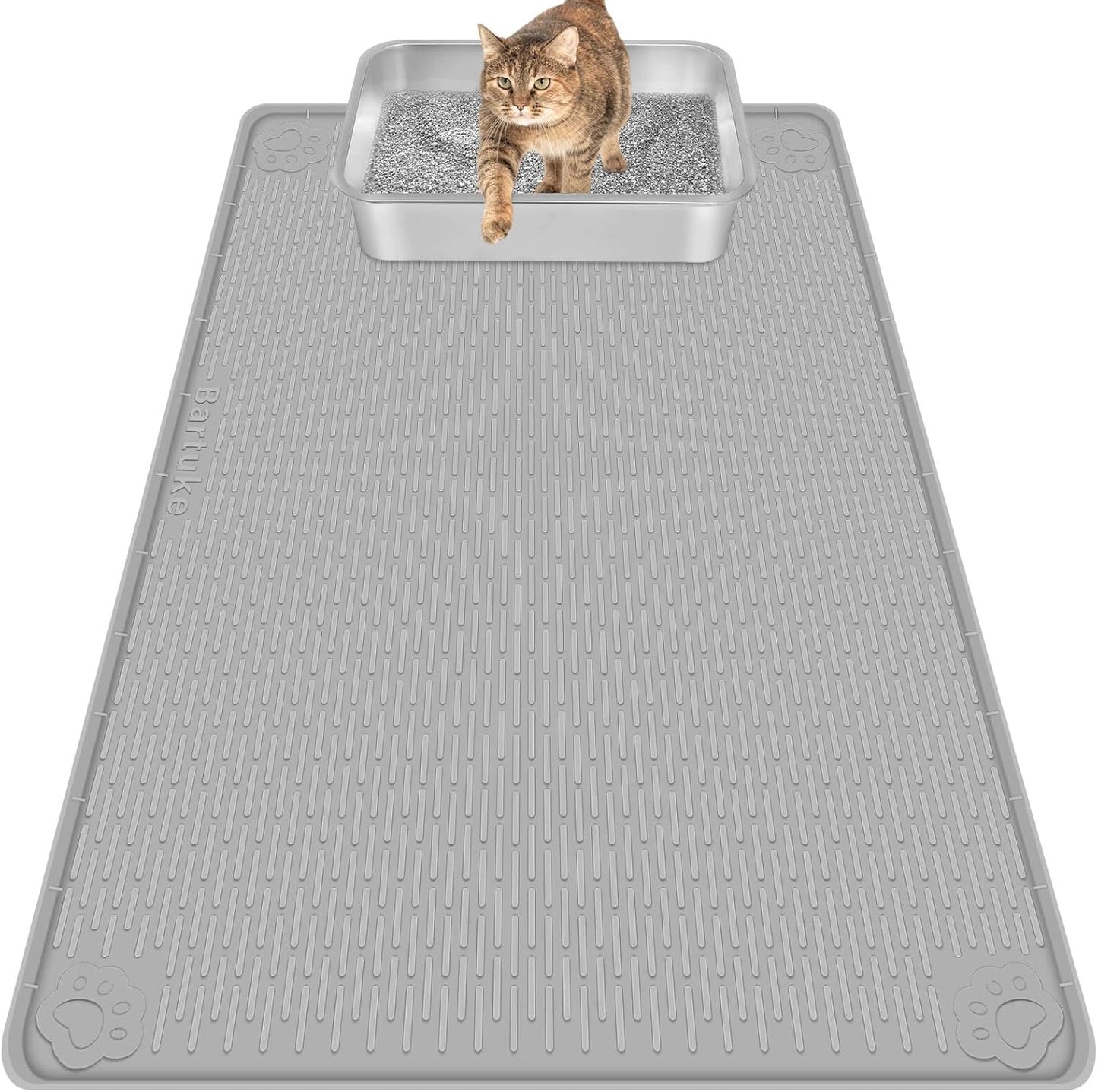 Extra Large Cat Litter Mat for Scatter Control and Comfort