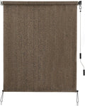 Outdoor Sunshade Roller Shades 6ft x 6ft - Cordless Patio Privacy