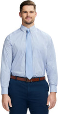 Big & Tall Men's Dress Shirt Long Sleeve Wrinkle Free Stretch