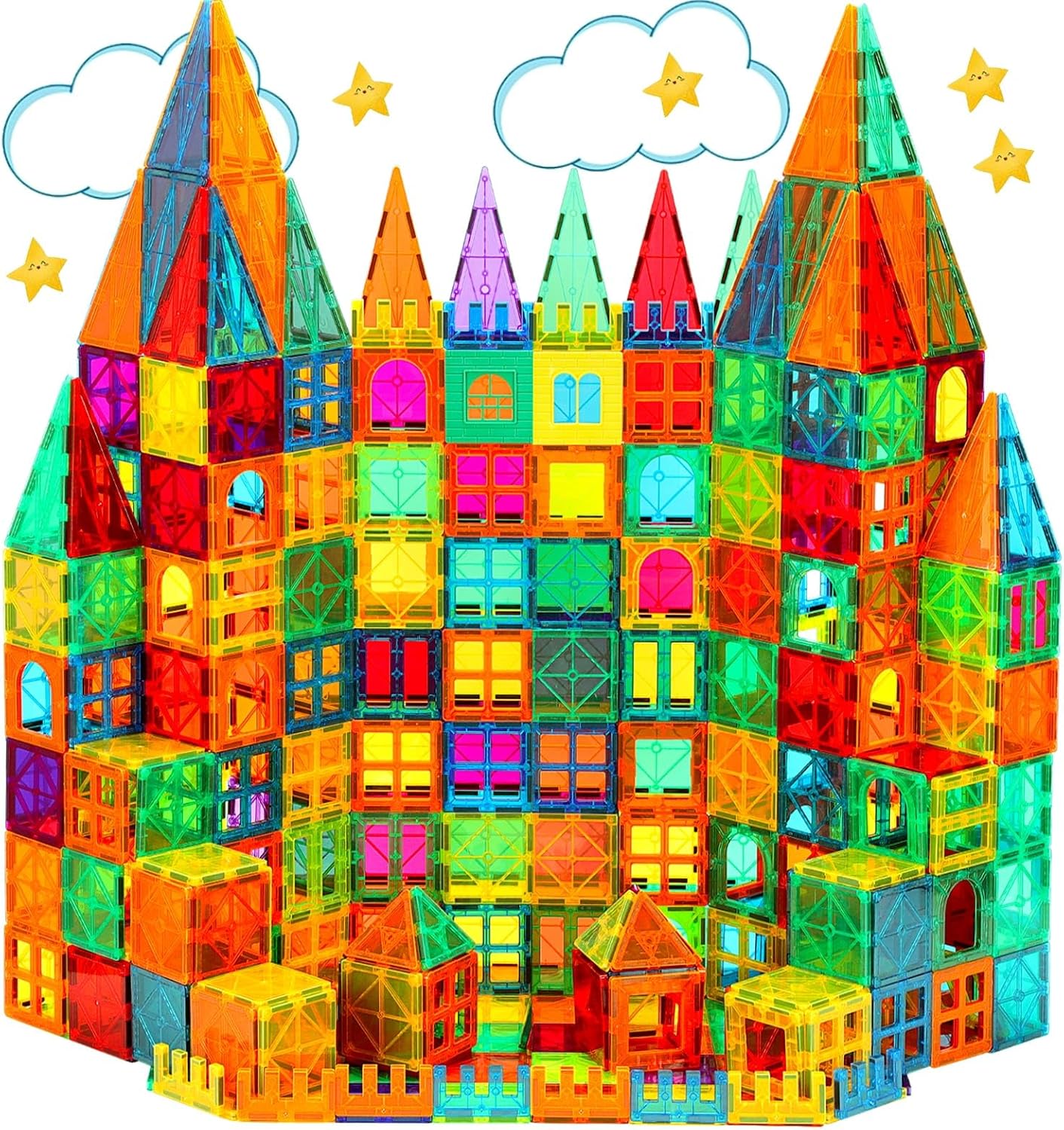 CuteTiger Magnetic Tiles for Creative Building Fun and Learning