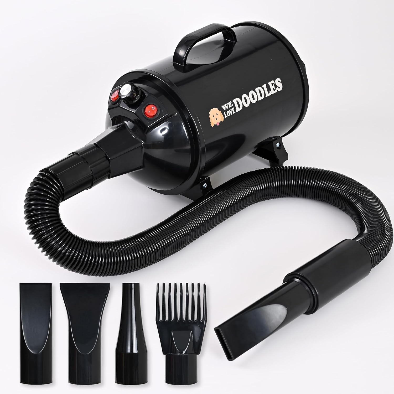 High Velocity Dog Dryer with Adjustable Speed & Temperature Control