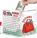 20k Smash Box for Money - Large Clear Acrylic Piggy Bank