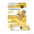 Simply Protein Lemon Coconut Crispy Bars - High Protein Low Sugar