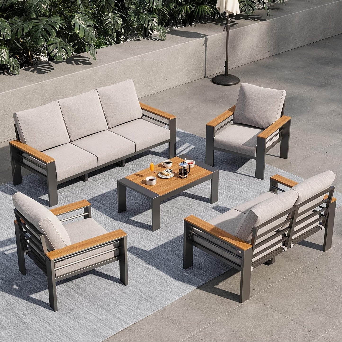 Aluminum Outdoor Patio Furniture Set for Ultimate Comfort