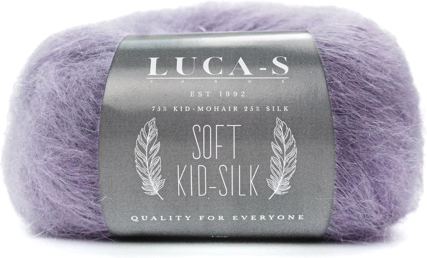 Soft Kid-Silk Yarn for Knitting & Crochet - Fluffy & Lightweight