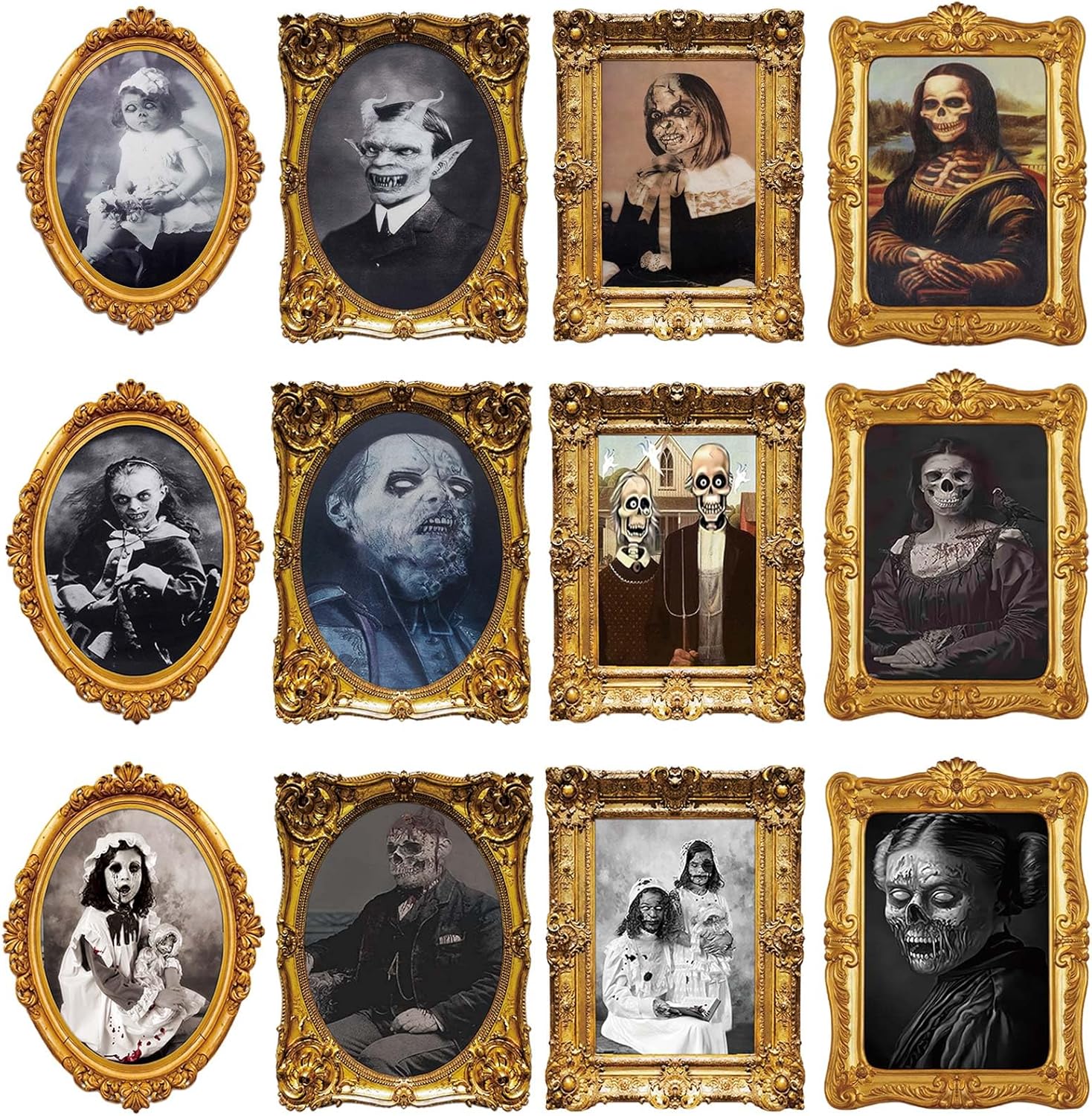3D Changing Face Halloween Decorations for Spooky Parties
