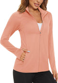 MAGCOMSEN Women's UPF 50+ Lightweight Athletic Jacket - Sun Shield