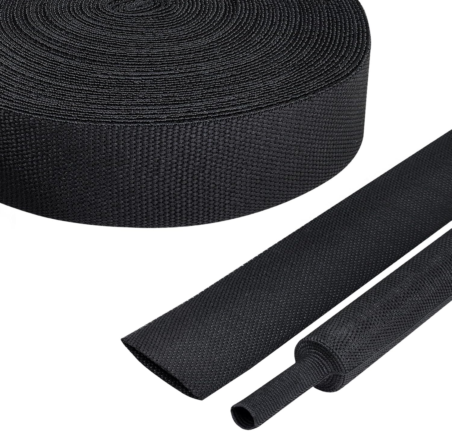 Durable 2:1 Ratio Flat Heat Shrinkable Braided Sleeving for Wires