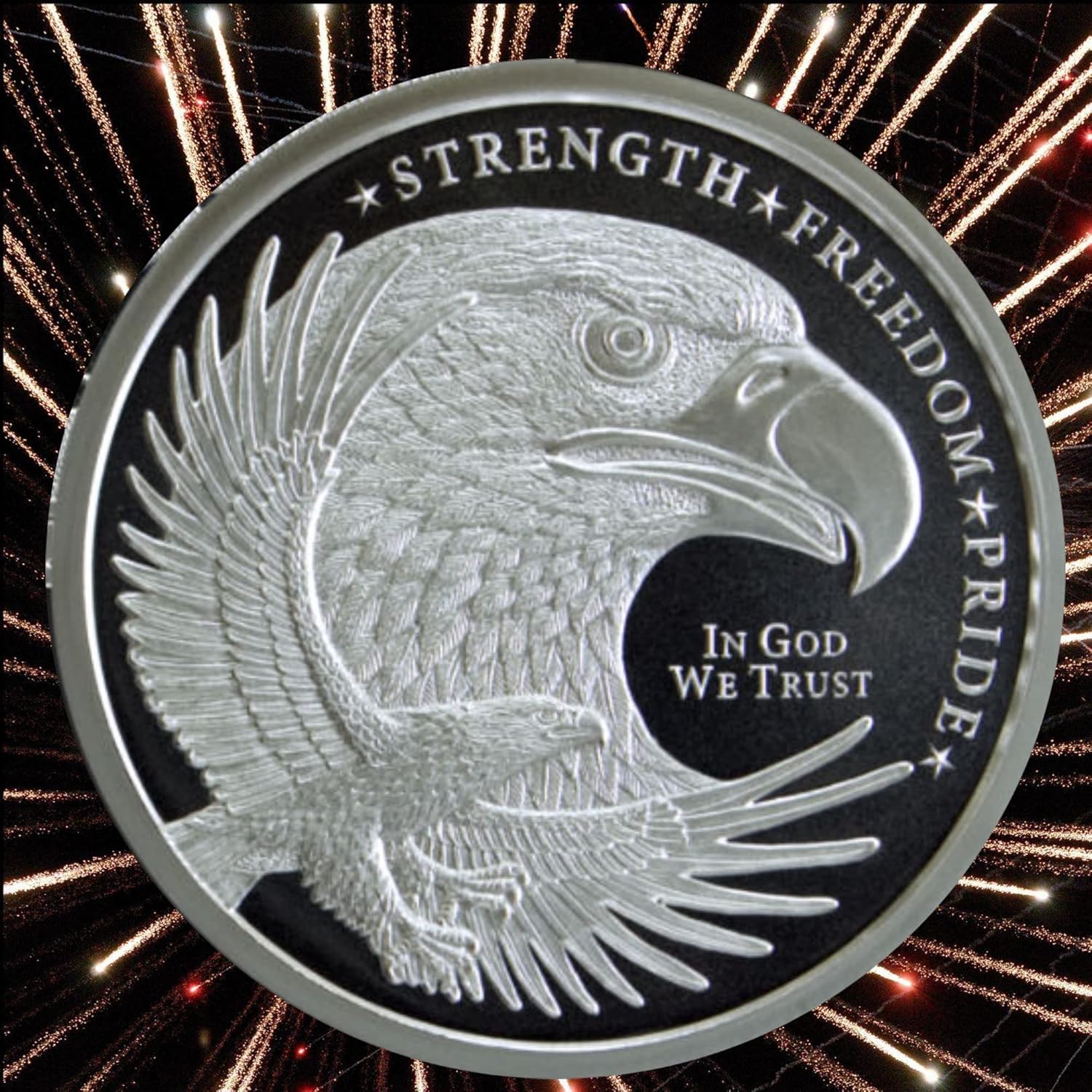 1 Troy Oz Silver Eagle Round for Collectors - .999 Fine Silver