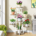 7 Tier Plant Stand Indoor Corner Shelf - Tall Wooden Plant Rack