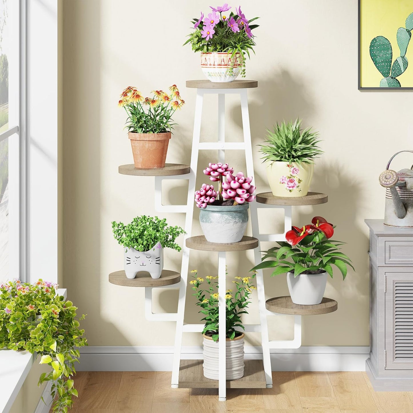 Tribesigns 7 Tier Plant Stand Indoor for Multiple Plants Display