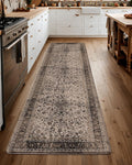 24x59 Anti Fatigue Kitchen Mat with Faux Leather Surface - Taupe