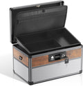 Medicine Lock Box Medium Black 12 x 7.68 x 7.87 in - Secure Medication