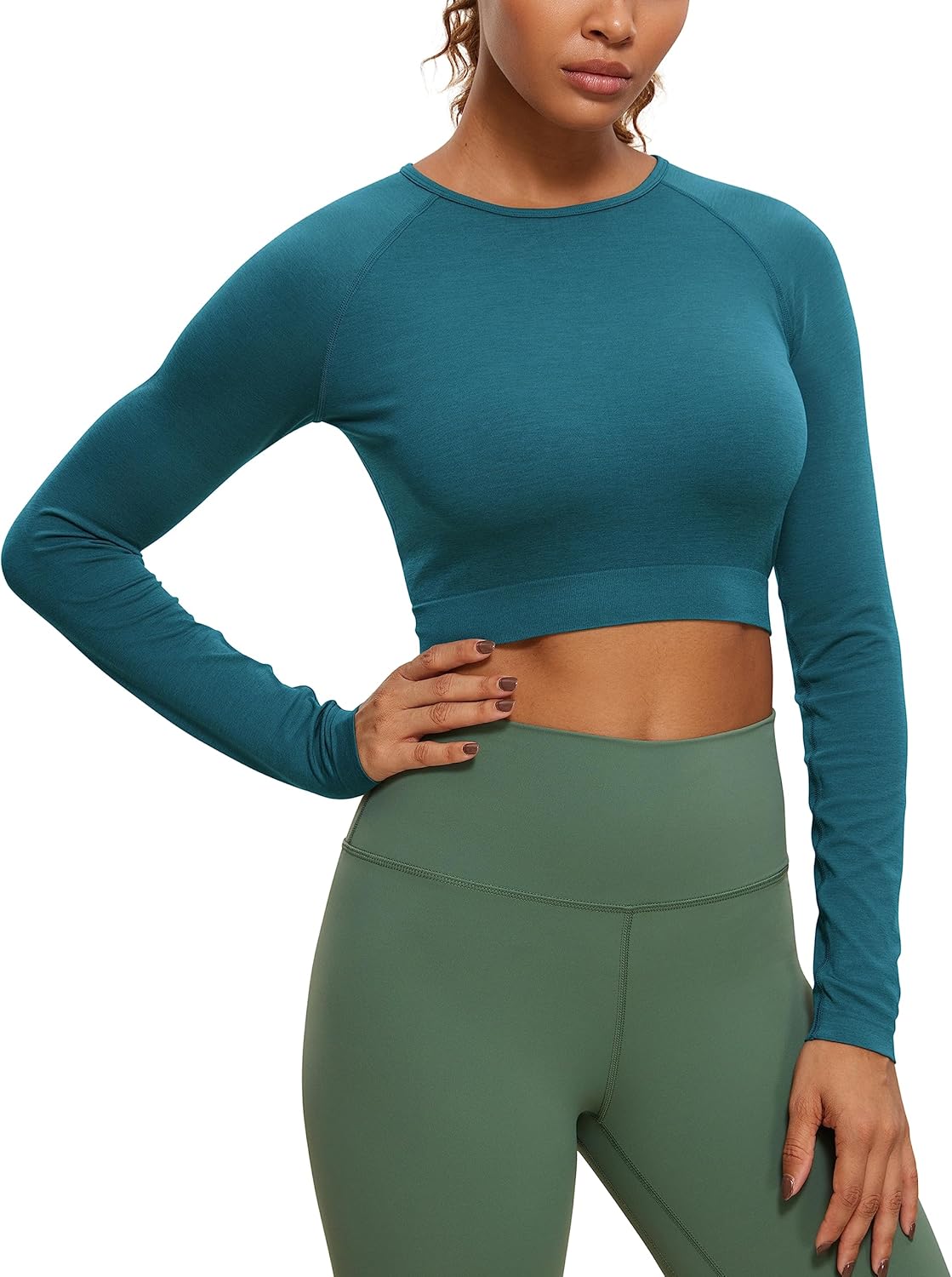 CRZ YOGA Seamless Crop Tops: Move Freely & Stylishly