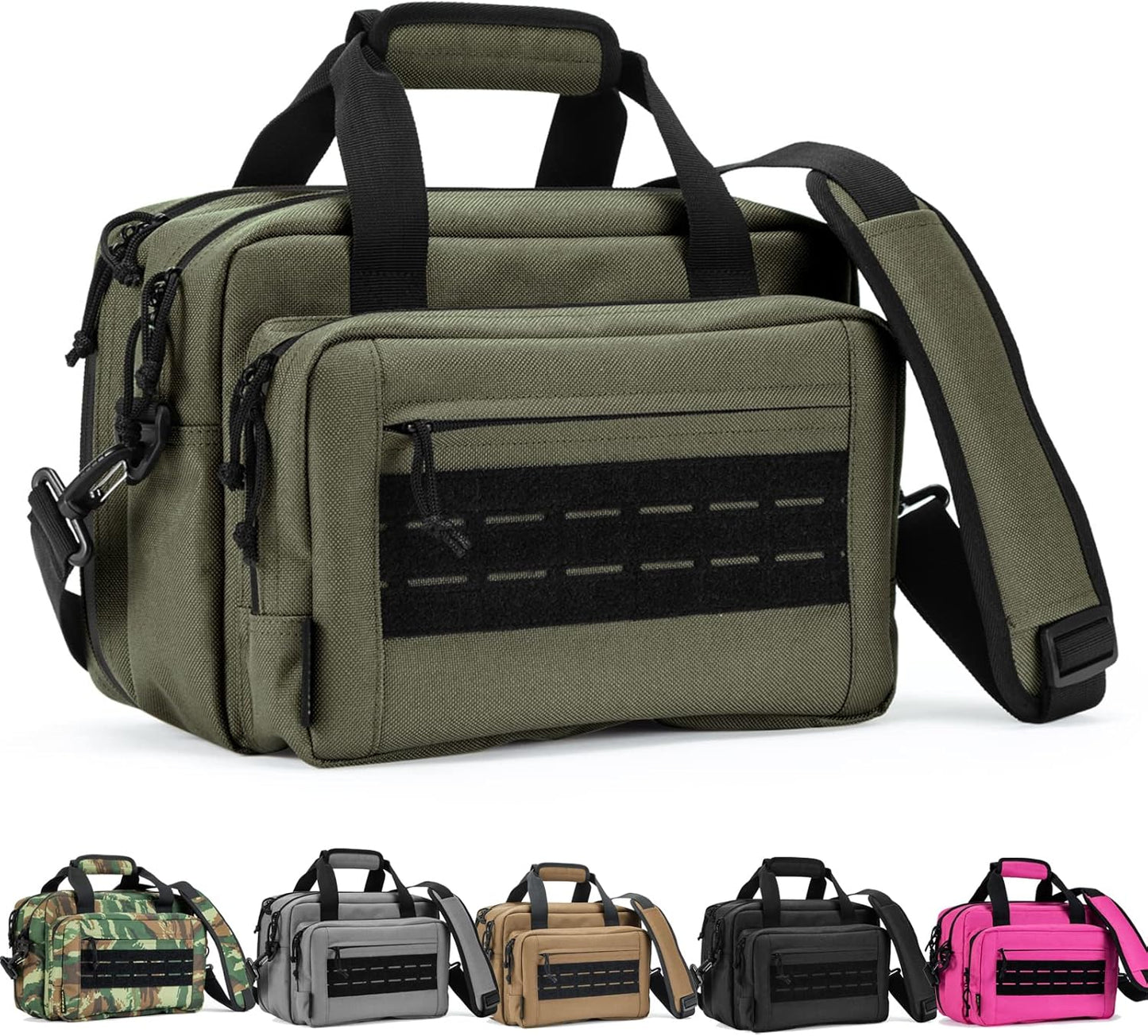 VEAGIA Range Bag for Handguns and Ammo - Durable Shooting Case