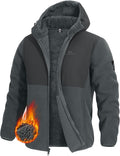 Pioneer Camp Men's Polar Fleece Jacket Sherpa Lined - Warm Heavyweight
