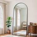 76 in x 34 in Full Length Mirror Arched Full Body Mirror - Elegant