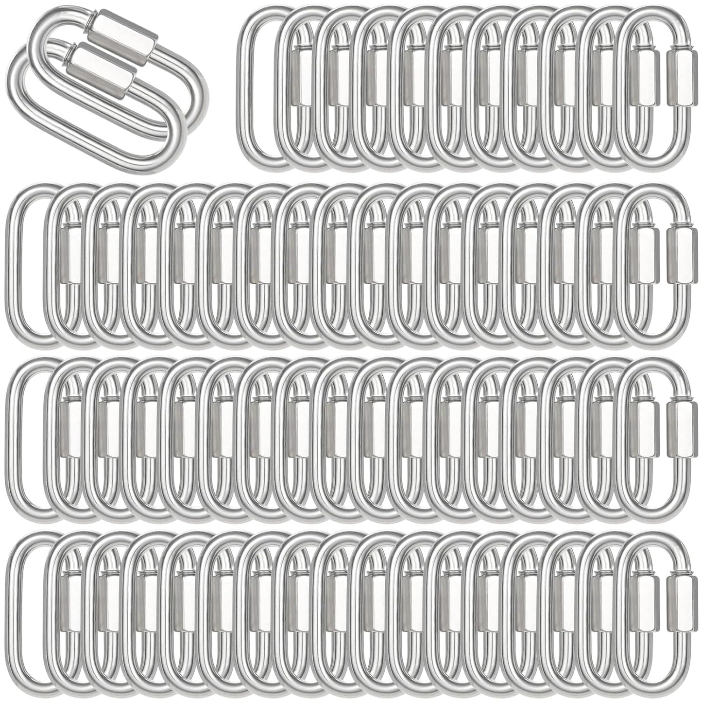 200PCS 2 Inch Heavy Duty Chain Quick Links for Versatile Use
