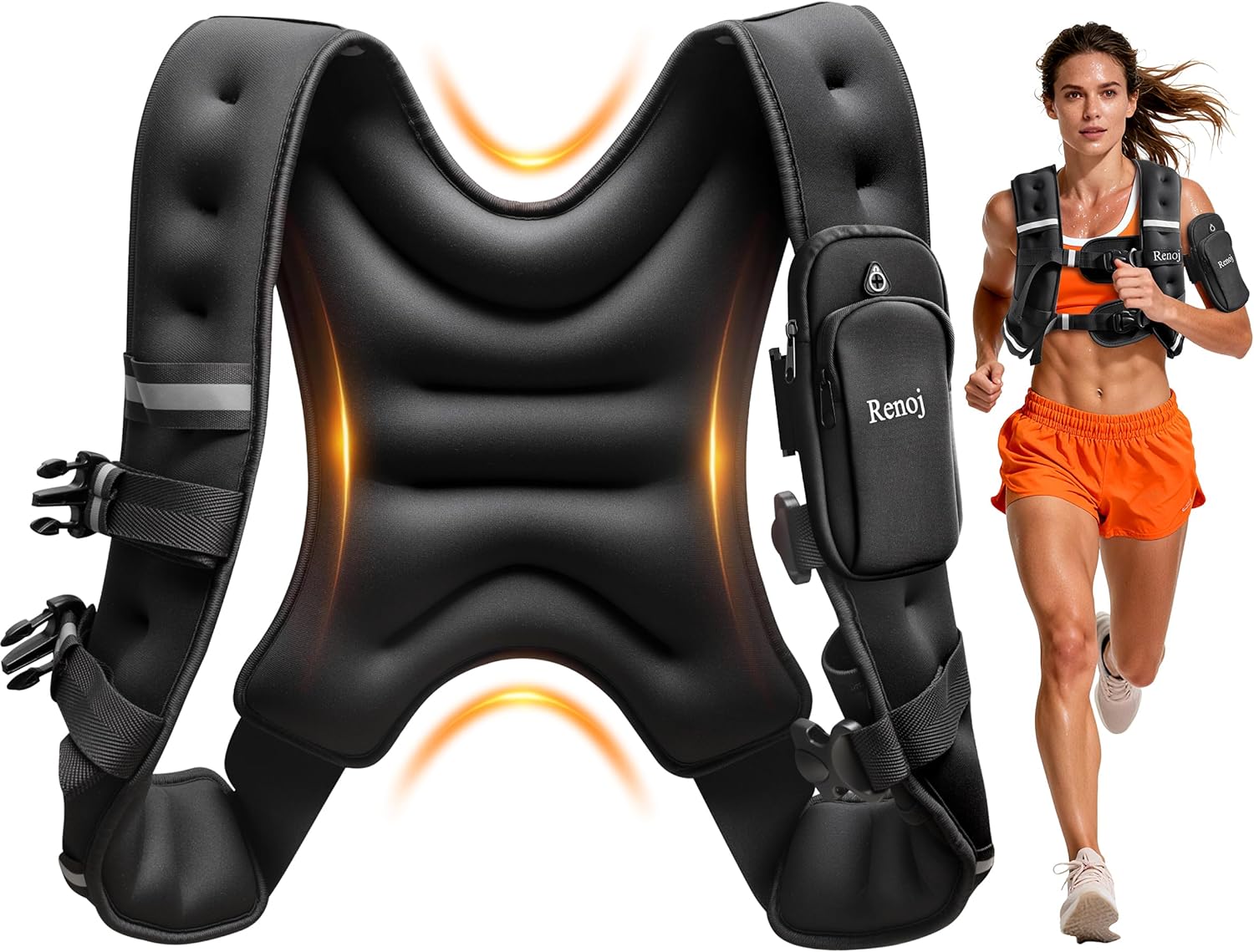 Renoj Weighted Vest for Enhanced Workouts and Weight Loss