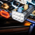 Bike Lights for Night Riding 10000mah Headlight and Taillight - Long
