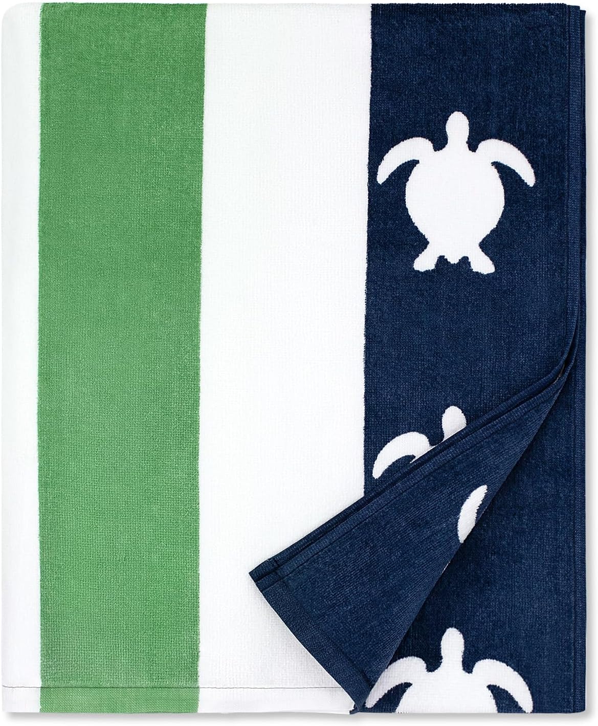 XL Sea Turtle Beach Towel - Soft Cabana Luxury for Adults