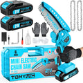 Mini Chainsaw 6-Inch Battery Powered - Compact Cordless Trimmer