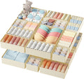 Drawer Organizer Clothes 18 Pack - Foldable Fabric Dresser Bins