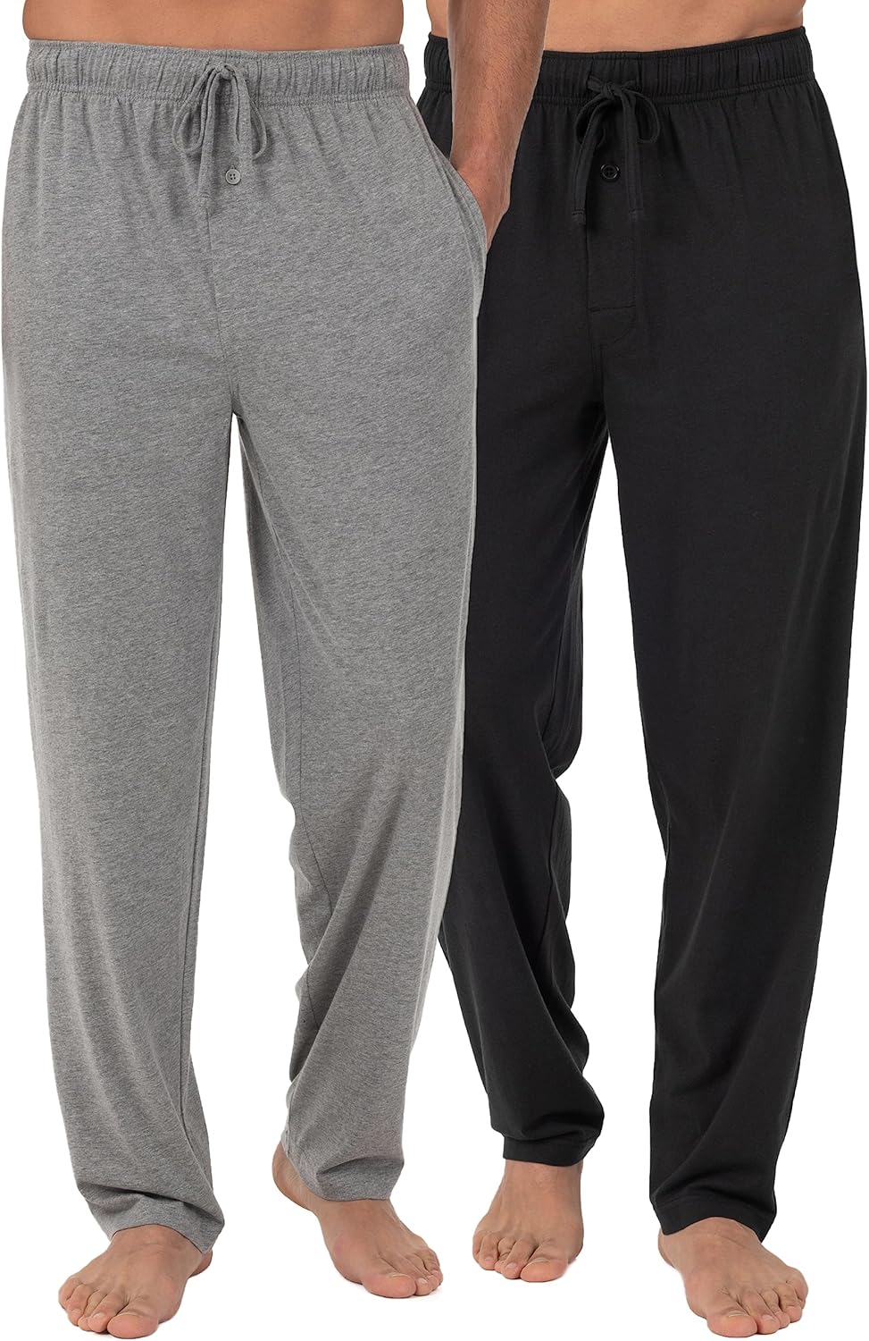 Fruit of the Loom Men's Extended Sizes Jersey Knit Sleep Pants