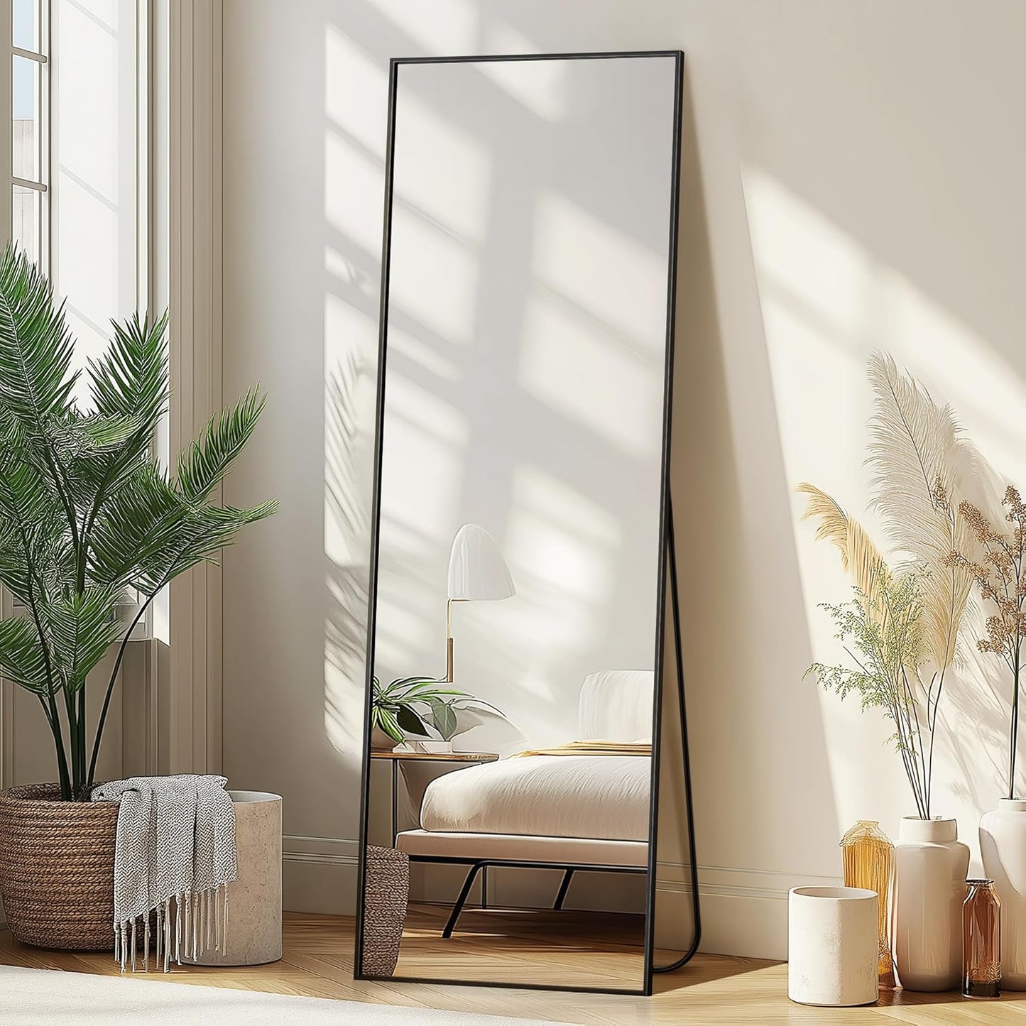 Delma Wall Full Length Mirror - Stylish Standing Mirror for Home