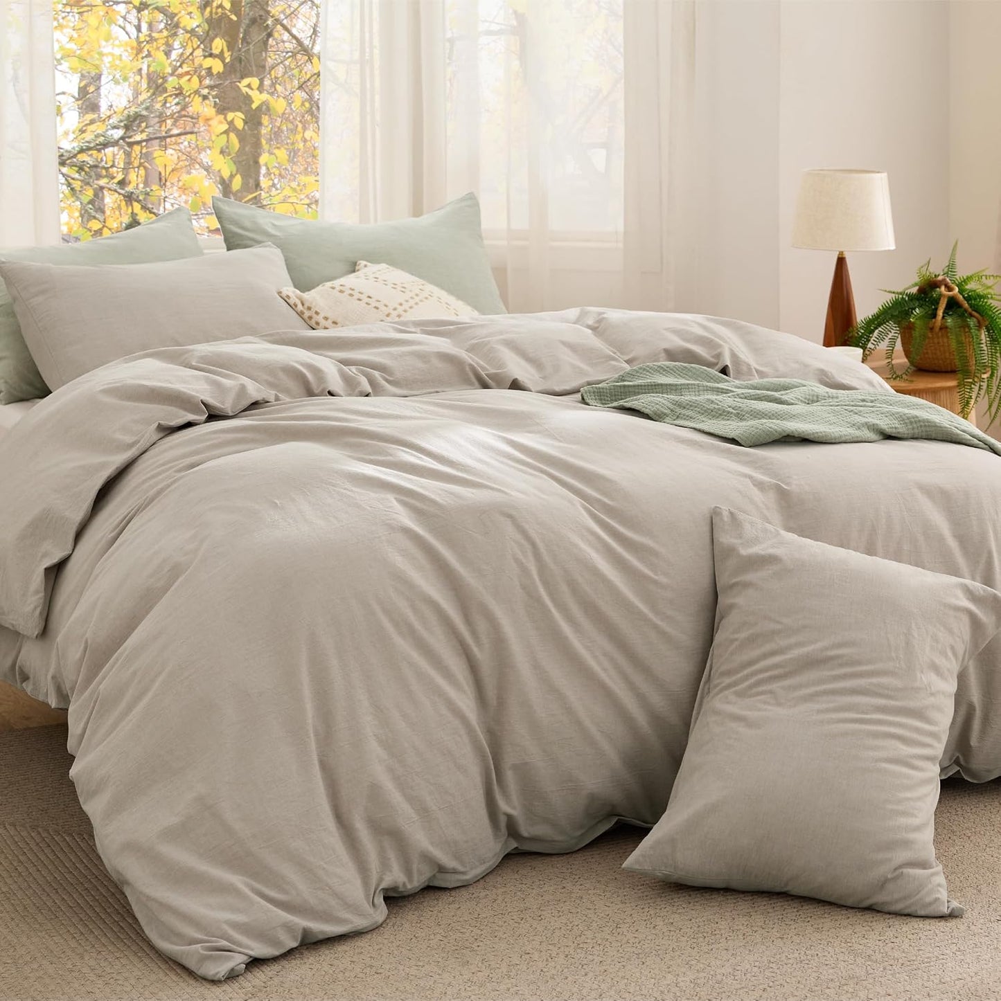 Bedsure Comforter Set Twin Size for All Seasons - Cozy and Soft