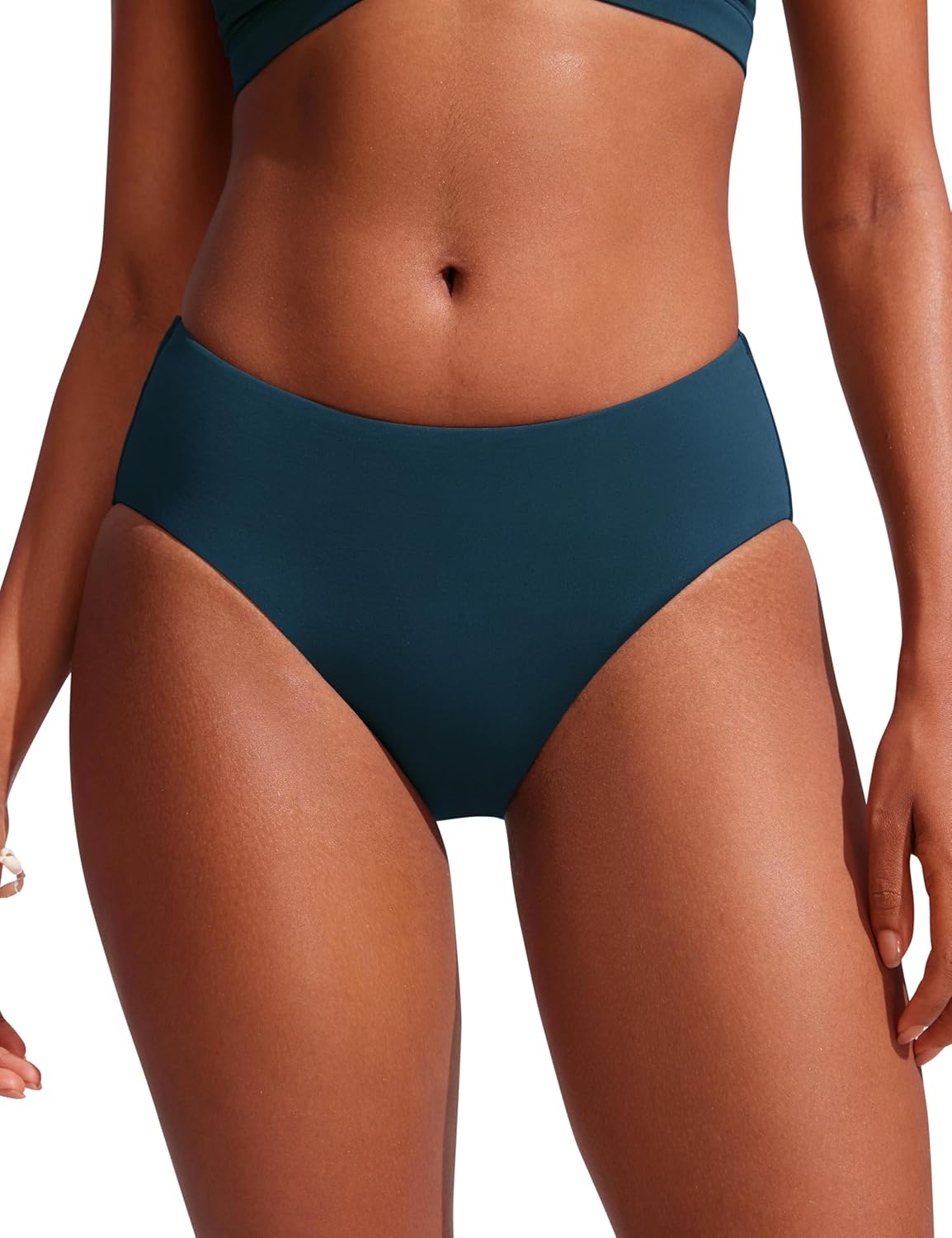 CRZ YOGA Women's Full Coverage Bikini Bottoms