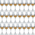 Cordial Glasses with Stem 1.75 oz Set of 24 - Classic Crystal Shot