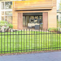 Metal Garden Fence 26 in H x 20 ft L - Decorative No Dig Border