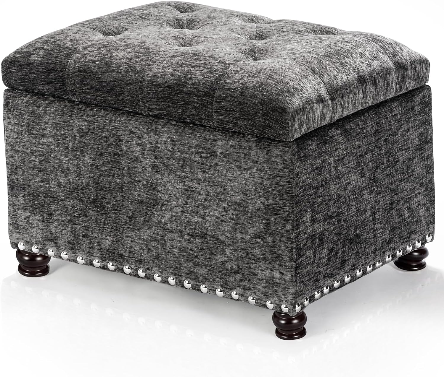 Joveco Storage Ottoman Bench for Living Room and Bedroom Use