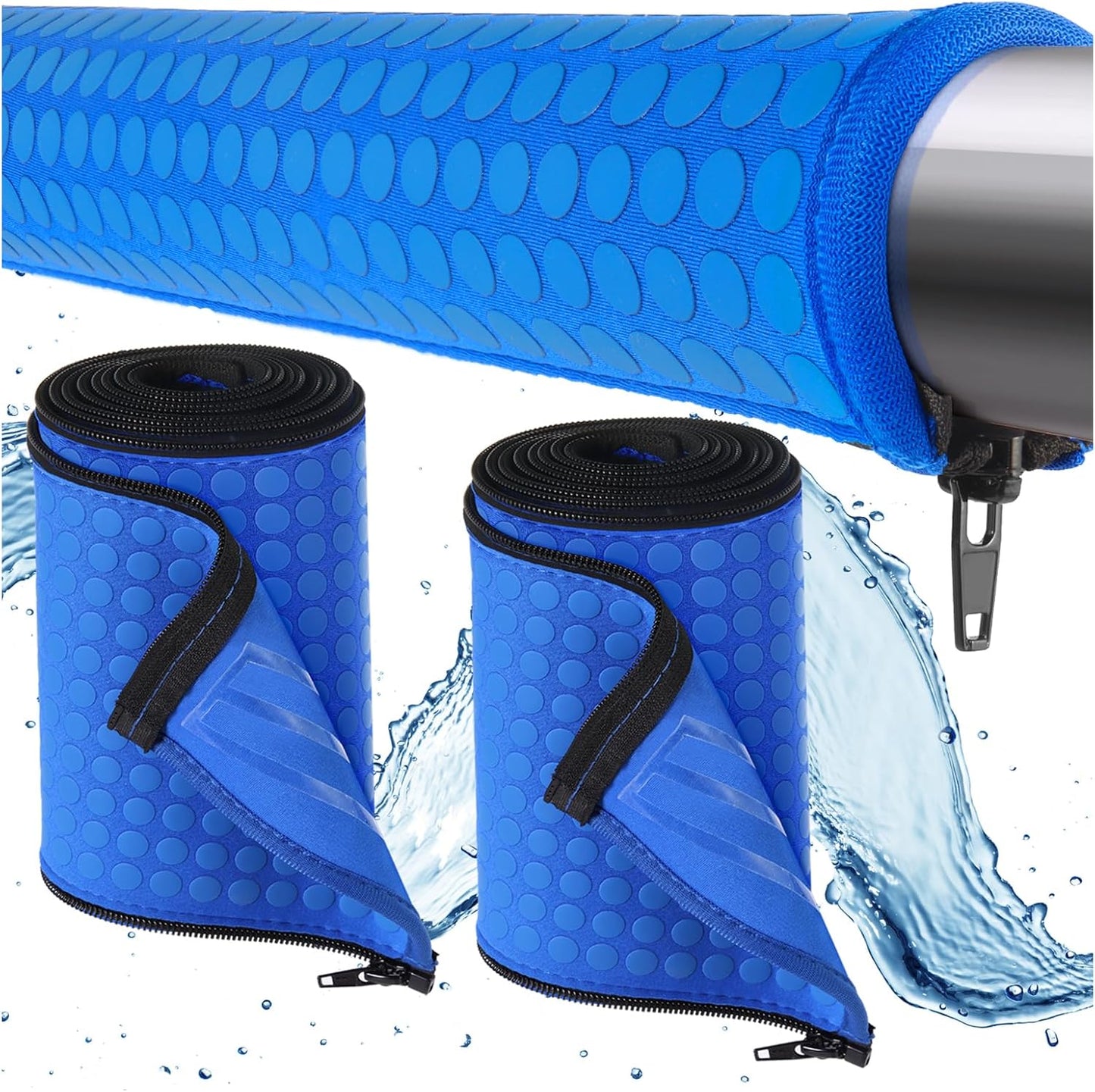 2 Pack Neoprene Pool Handrail Covers for Enhanced Safety Grip