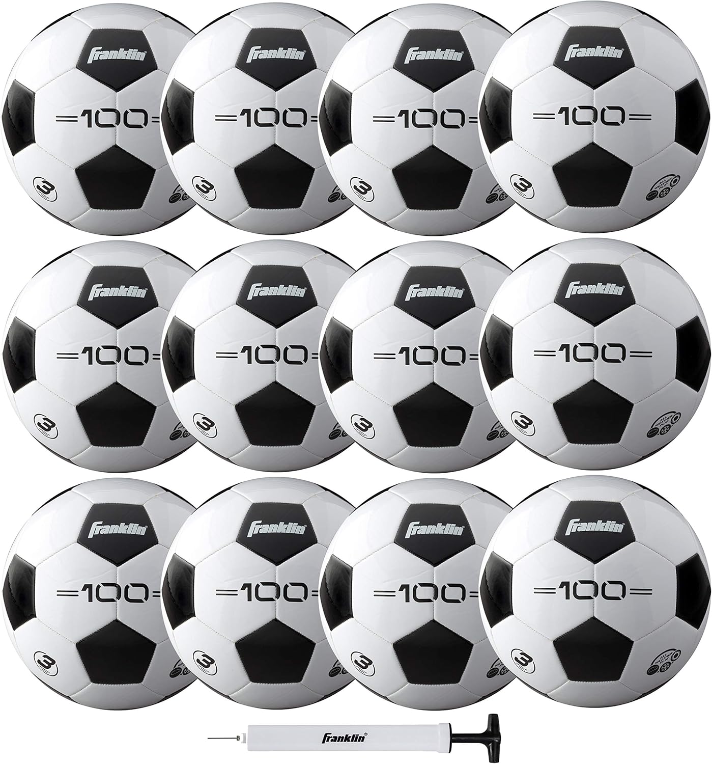 Franklin Sports Soccer Balls for Youth & Adult Training Needs