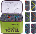 4Monster Microfiber Camping Towel Pack for Travel and Sports