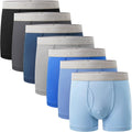 BAMBOO COOL Boys Boxer Briefs Week Theme 7 Pack - Soft Breathable Fit