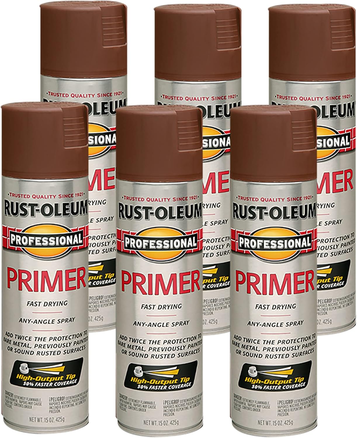 Professional Primer Spray for Metal, Wood, and Concrete Surfaces