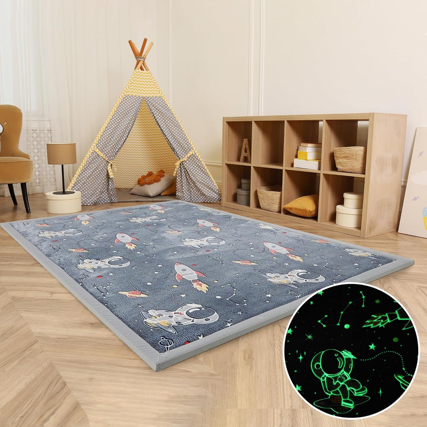 MAXYOYO Baby Play Mat with 1.2in Thick Memory Foam Comfort