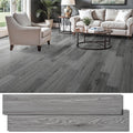 Peel and Stick Floor Tile Grey Wood Grain Look - Easy Install Sample