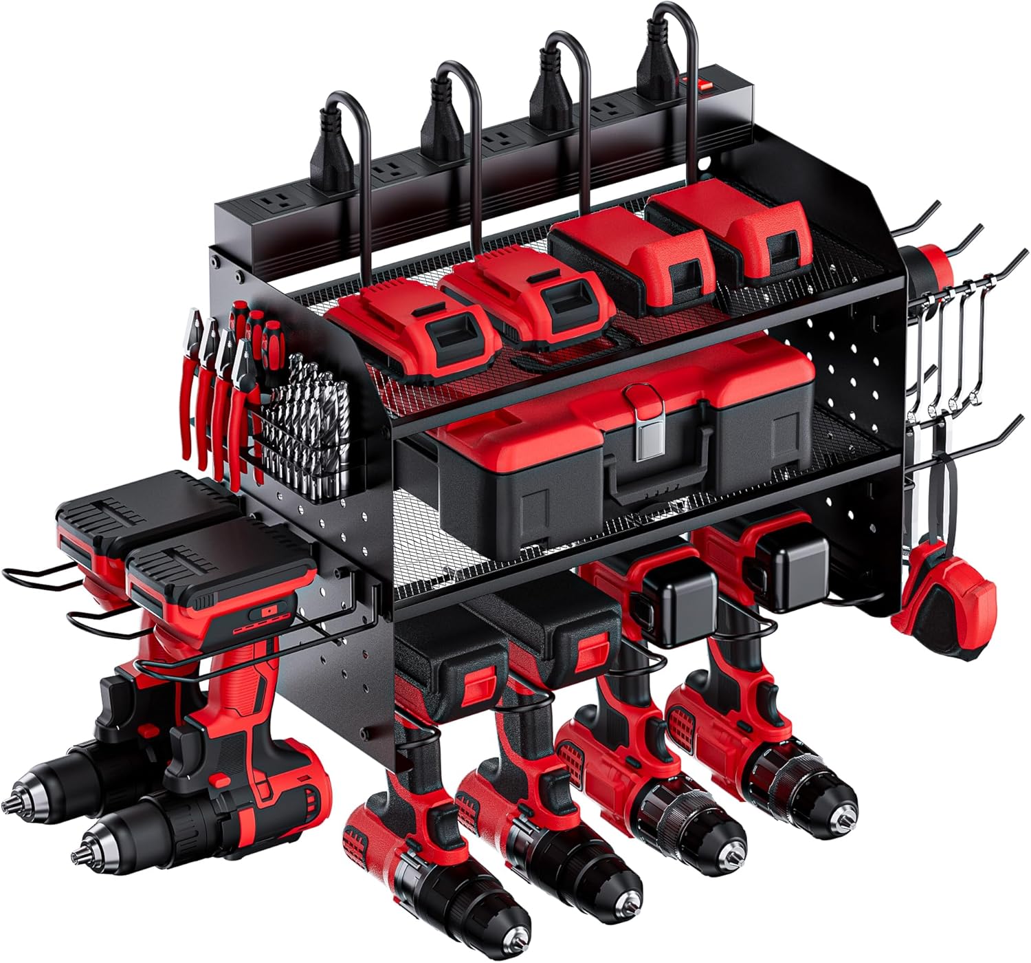 Efficient 3-Layer Power Tool Organizer